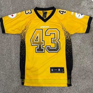 Reebok NFL Steelers Polamalu #43 Jersey. Youth M 10-12